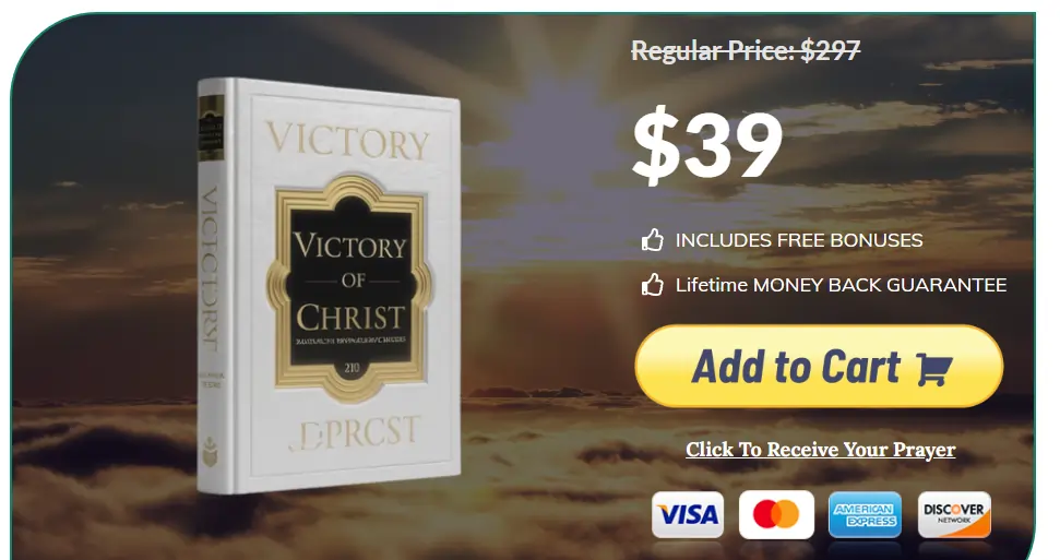 victory of christ price 39$